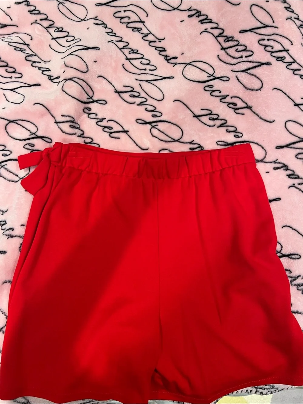 Tommy Hilfiger Red Athletic Skort with Side Stripe